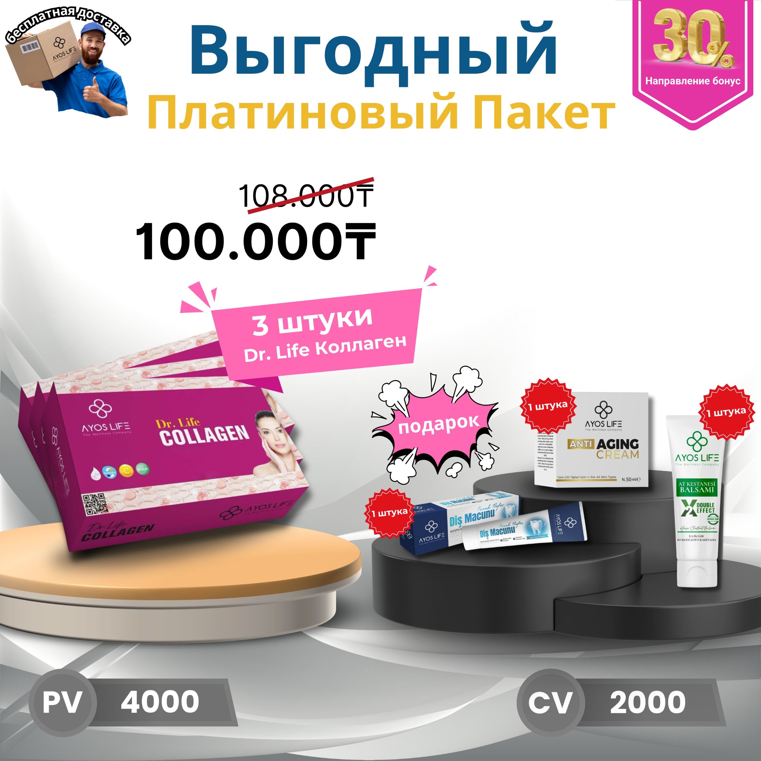 ВЫГОДНЫЙ ГОТОВЫЙ ПАКЕТ 2 (ПЛАТИНА) (AVANTAJLI HAZIR PAKET 2 PLATİN)