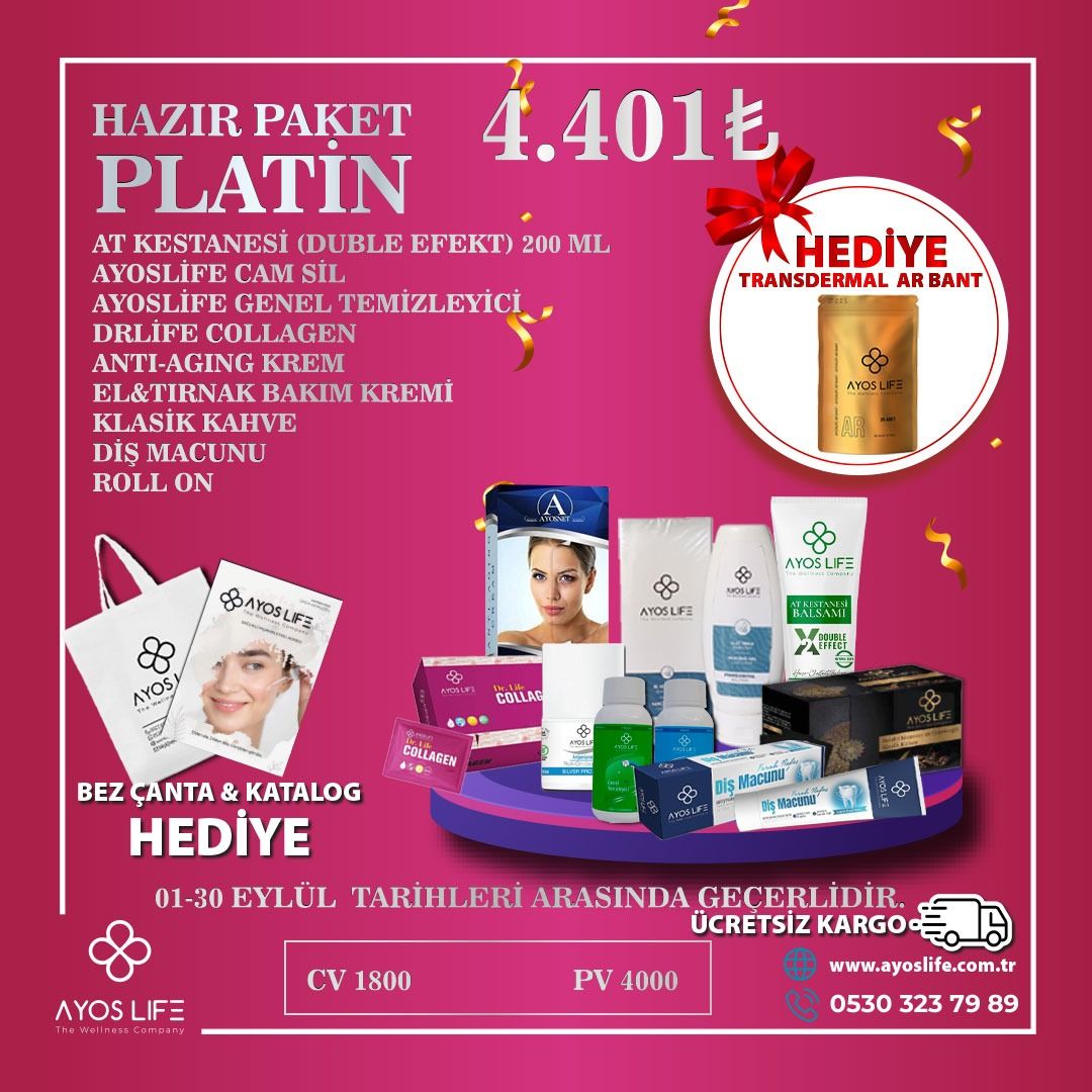 HAZIR PLATİN PAKET (ÜRÜN HEDİYELİ)