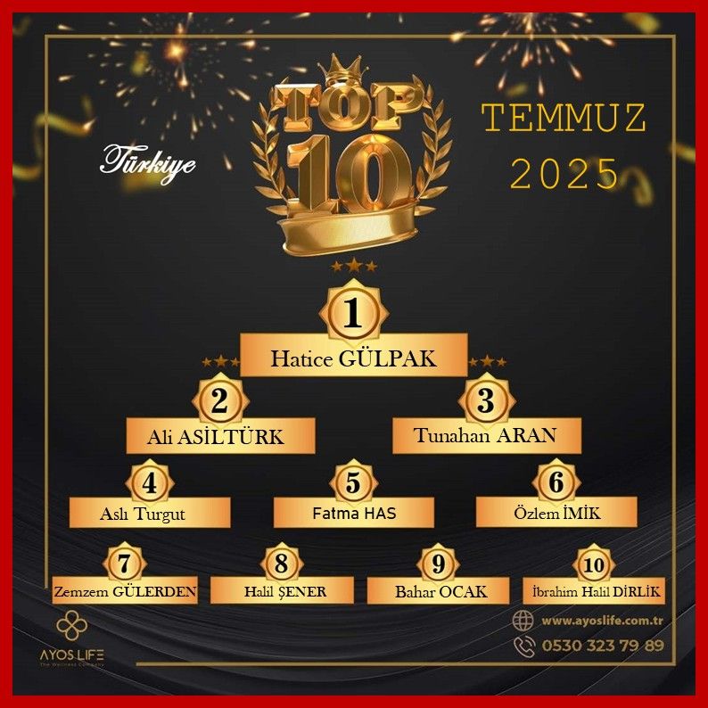TEMMUZ 2025 TOP 10