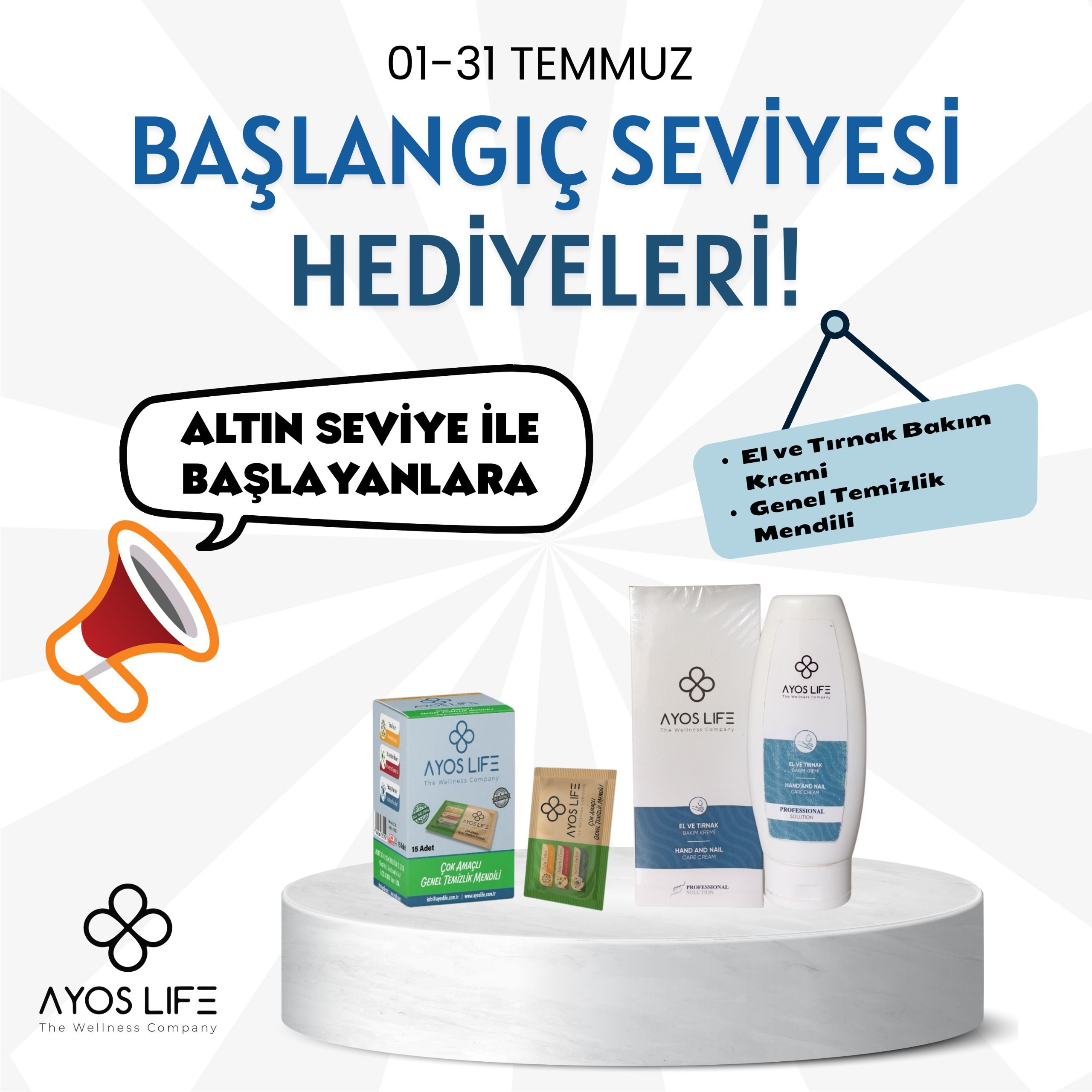 GOLD SEVİYE BAŞLANGIÇ HEDİYESİ