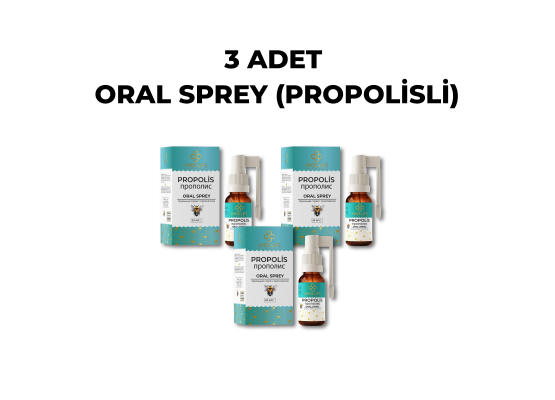 ORAL SPREY 3 ADET (PROPOLİSLİ)